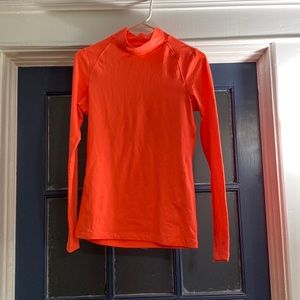 Long sleeve pink performance shirt